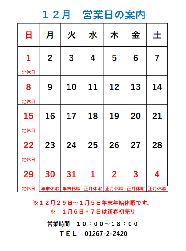 ２０２４年１２月